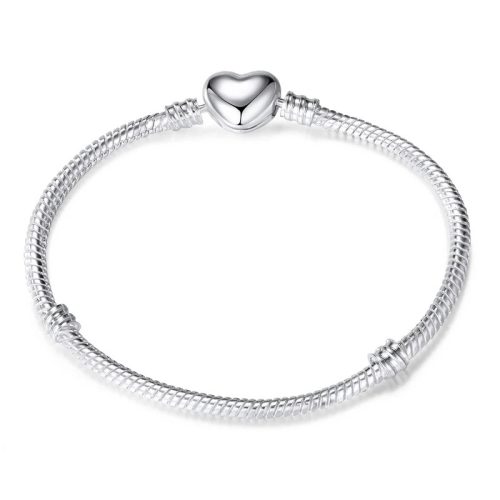 Charmdora Silver Heart Flexi