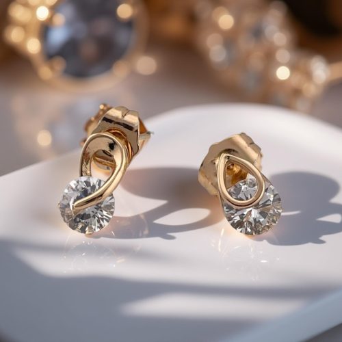 Crystal & Gold Ring Mini