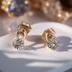 Crystal & Gold Ring Mini