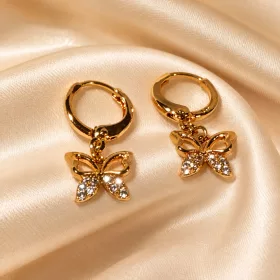 LEC Butterfly Crystal Long