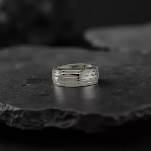 Strap Line Silver Elegant