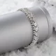 Snake Crystal Silver Luxus