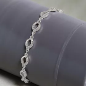 Eye Crystal Silver