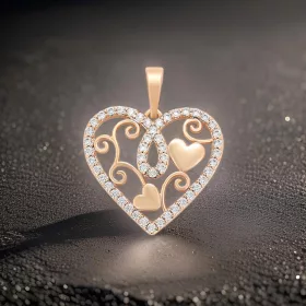 Romantic Heart Gold 