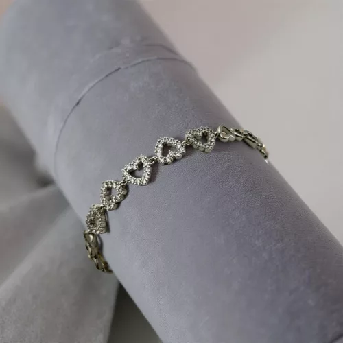 Crystal Heart Silver