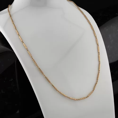 Line & Pearl Micro Gold