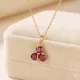 Trio Red Crystal Elegant