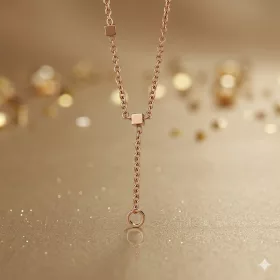 Logic & Ring Rosegold Long nyaklánc és karkötő egyben