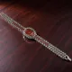 Red Crystal Silver Luxus