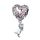Heart & dog silver