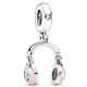 Headphone Pink Crystal 