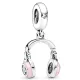 Headphone Pink Crystal 