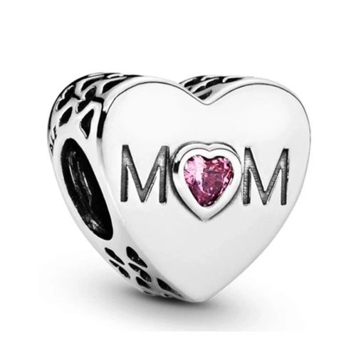 MOM Heart Silver