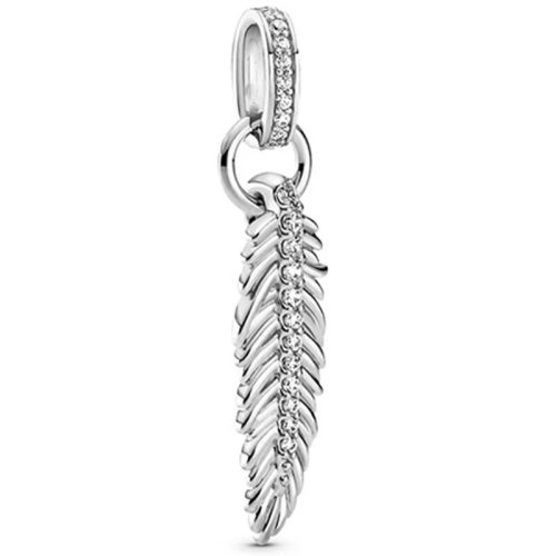 Feather Silver Crystal 