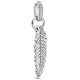 Feather Silver Crystal 