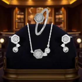 Toskana Silver Crystal Four szett
