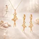 Ballerina Girl Gold szett
