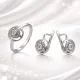 Point Crystal Silver Duo szett