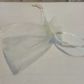 Organza ajándéktasak - Vanília